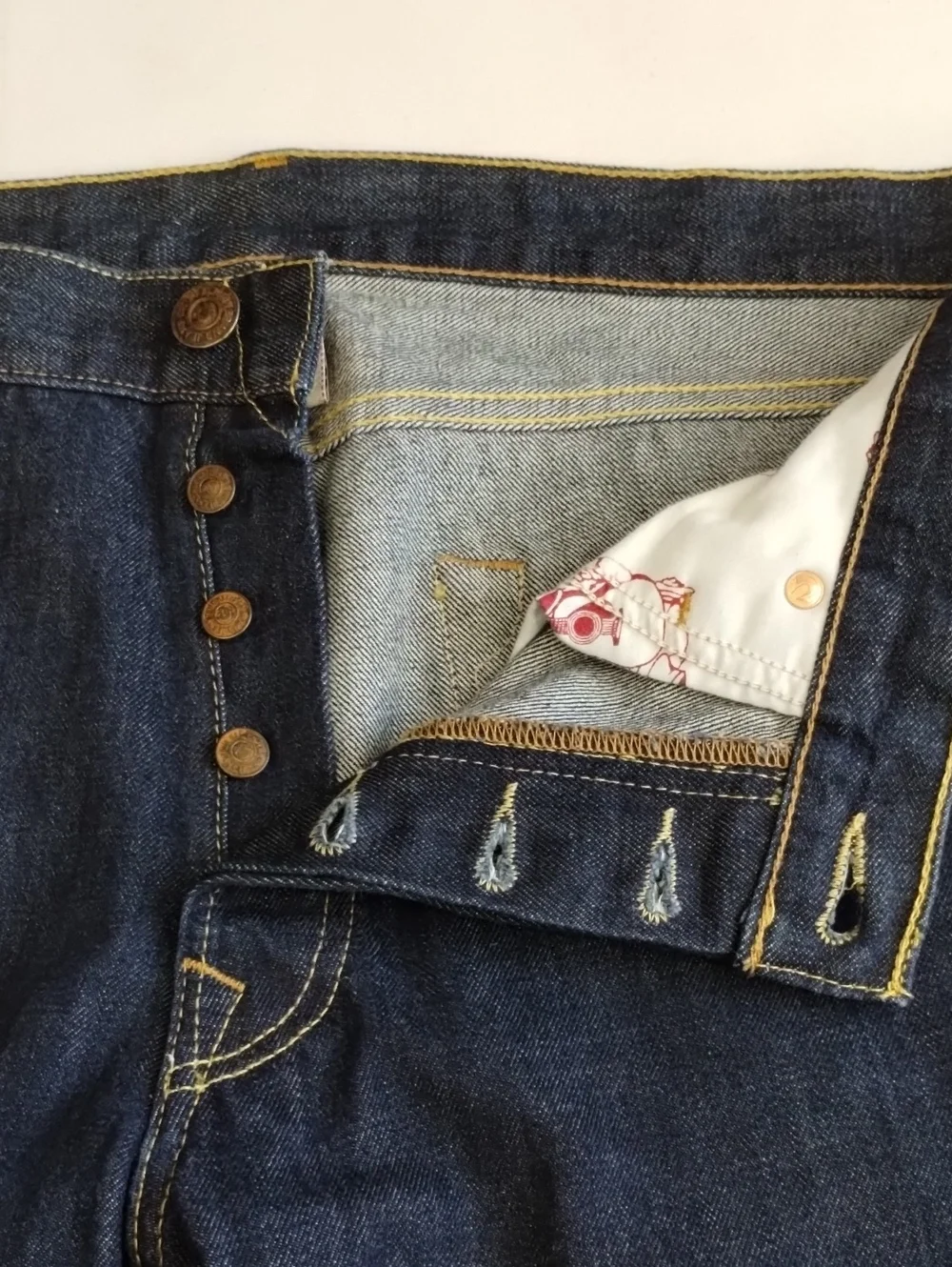 True Religion Texas Jack Dark Blue Straight Jeans Size 38 (Read Description)